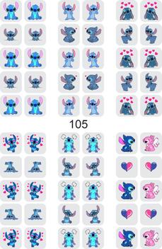 unha stitch lilás