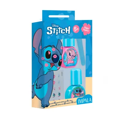 unha decorada stitch e angel