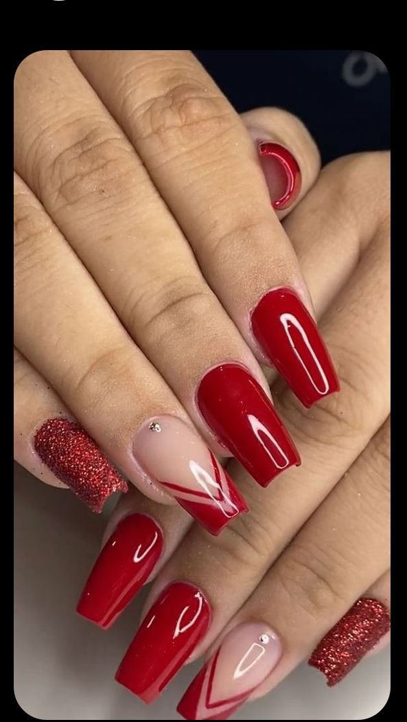 Unhas vermelhas ousadas