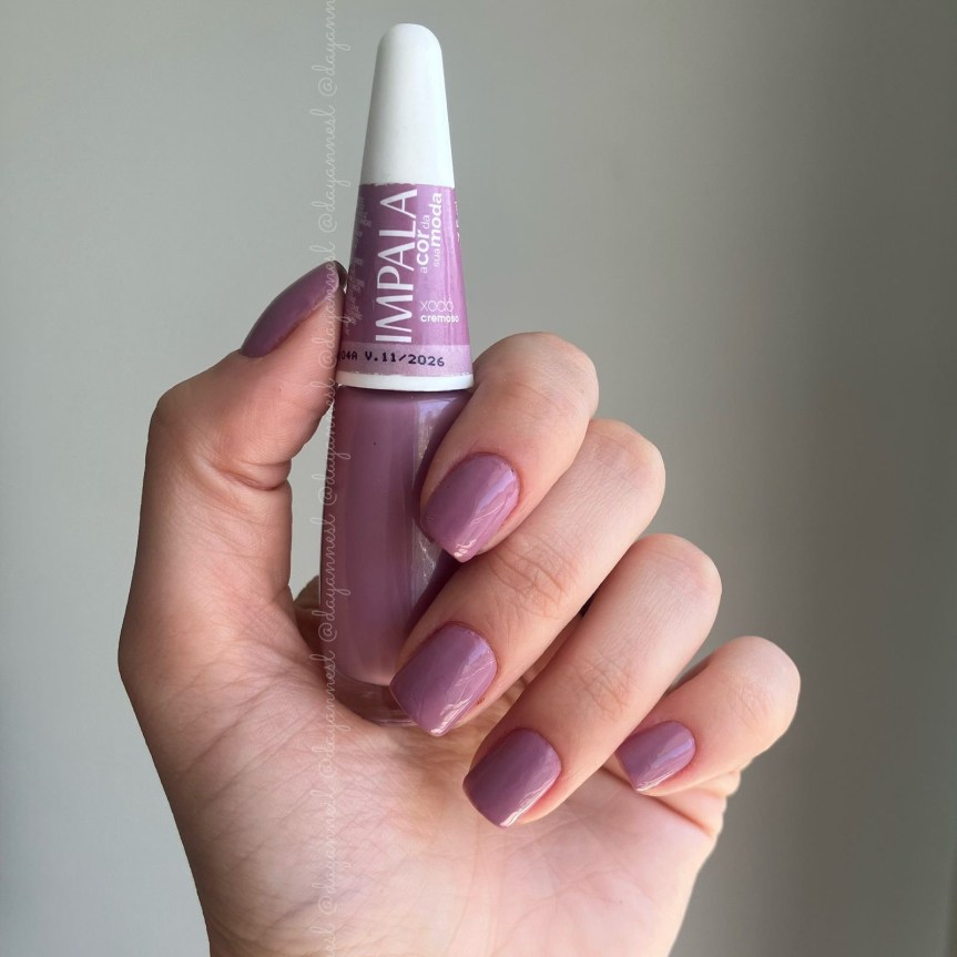 Como Fazer Unhas Filha Única com Esmalte Xodó Impala