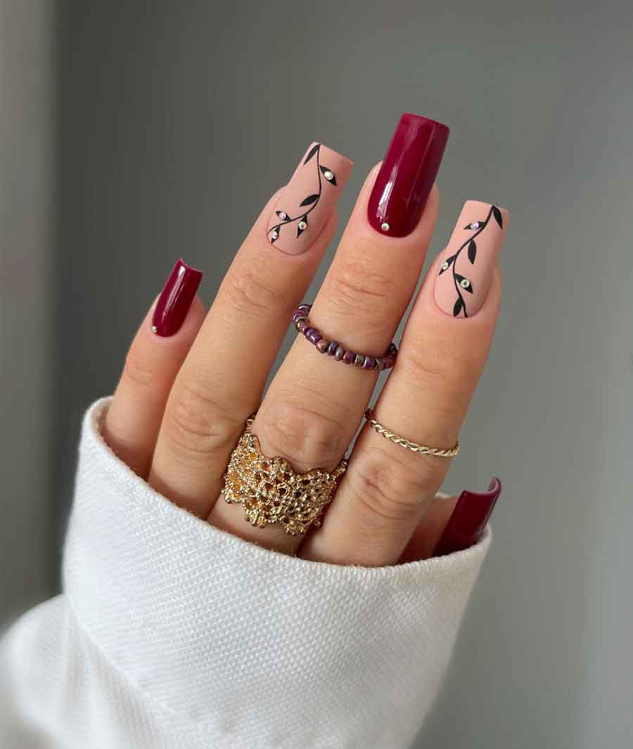 unhas ano novo e natal