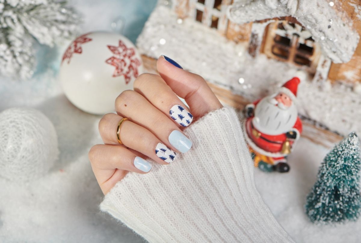 esmalte gel ou comum para unhas festivas