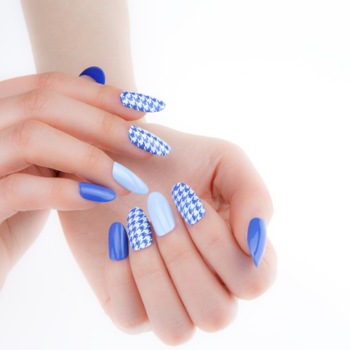 unhas naturais decoradas