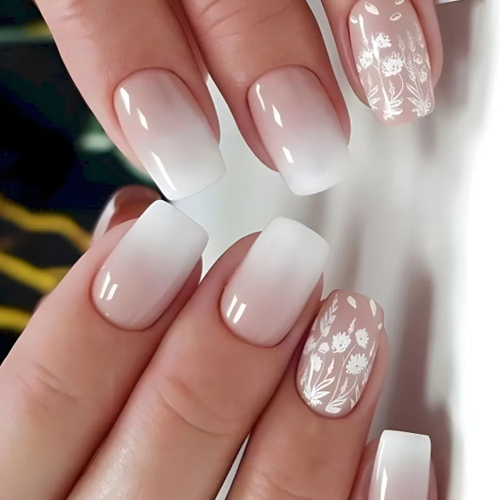 unhas naturais decoradas