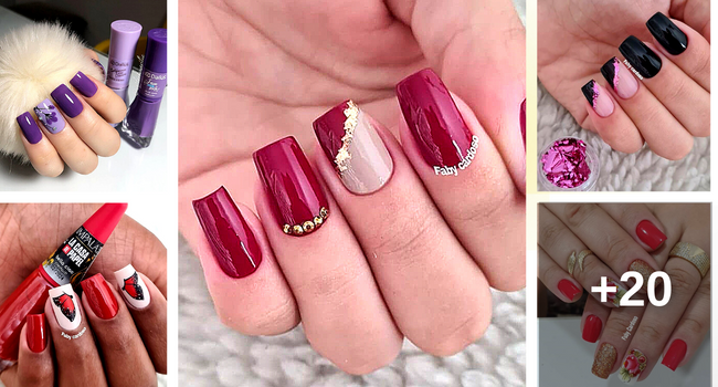 unhas decoradas minimalistas