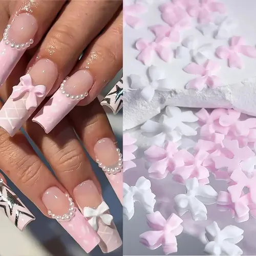 unhas decoradas bege
