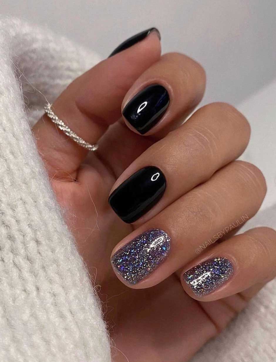 unhas curtas francesinha moderna