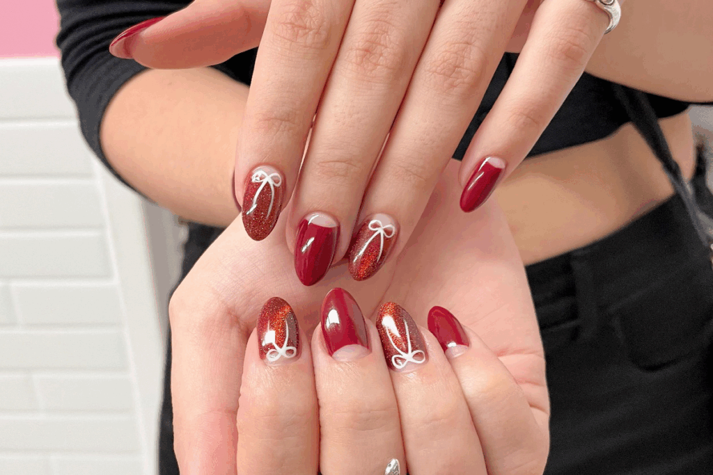 unhas amendoadas versus ovais qual formato é mais delicado