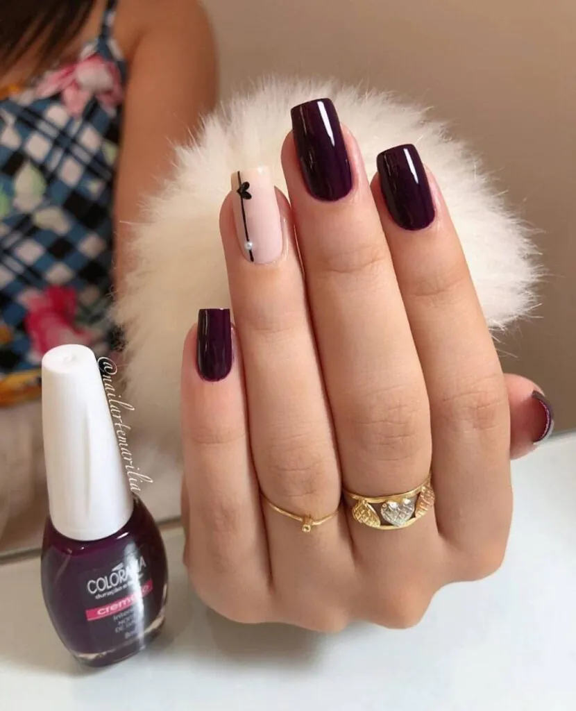 unhas de gel minimalistas