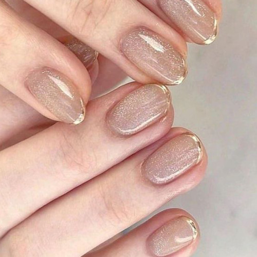 unhas de gel decoradas elegantes