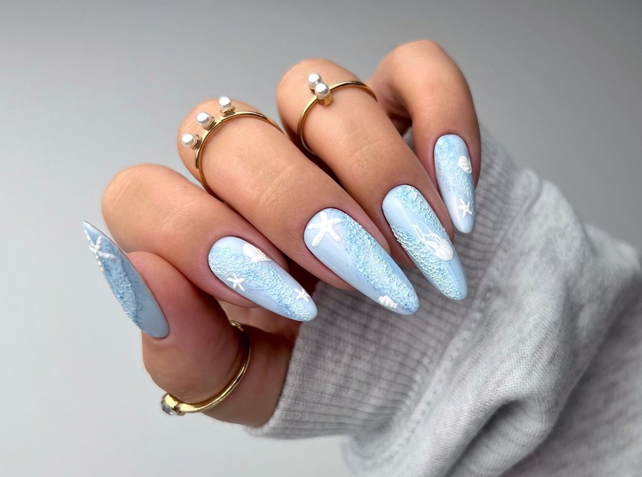 unhas de gel pretas