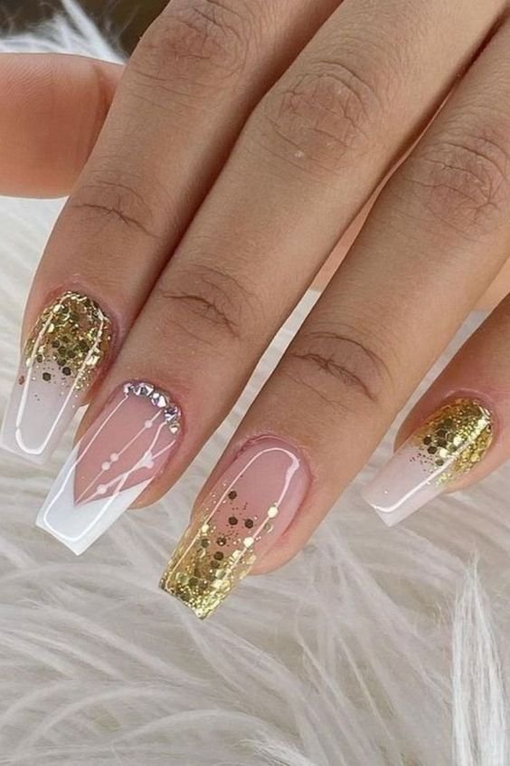 unhas decoradas ano novo 2027