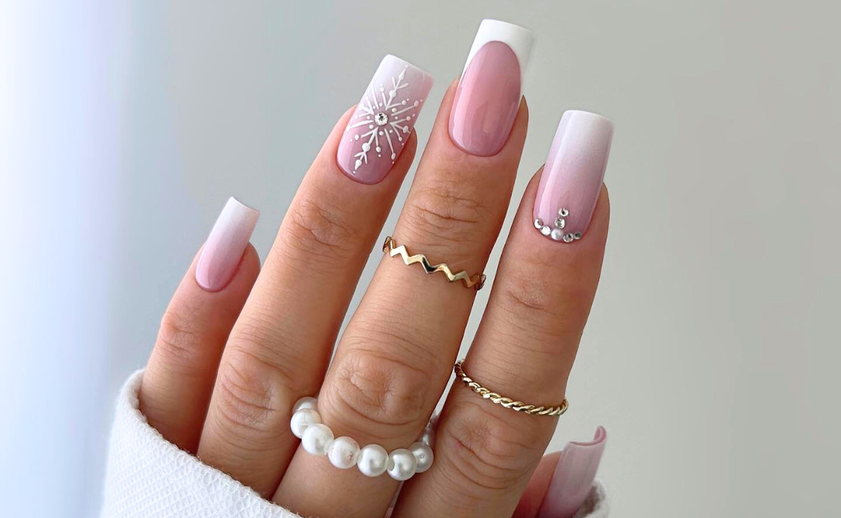 ideias unhas decoradas fim de ano simples