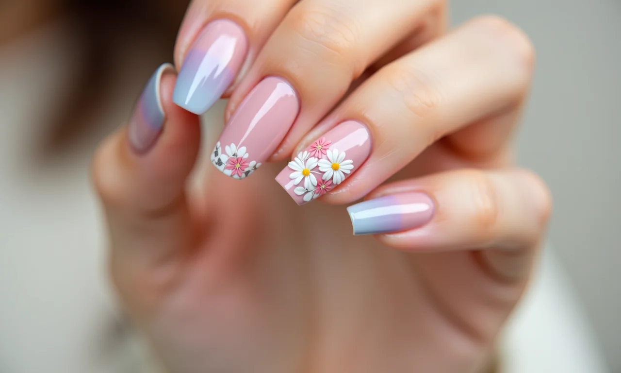 inspiração unhas delicadas decoradas passo a passo