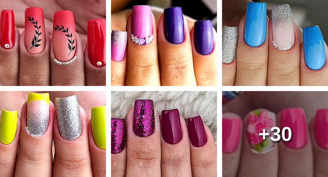 unhas de gel decoradas minimalistas