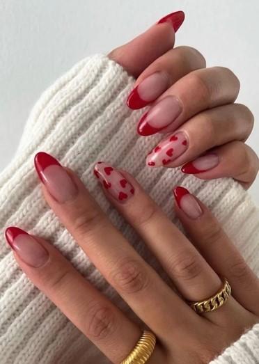 unhas de gel encapsuladas ouro