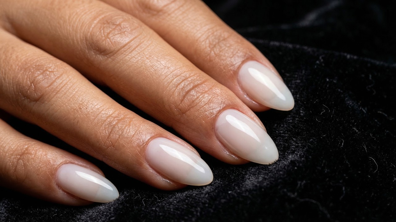 unhas amendoadas discretas