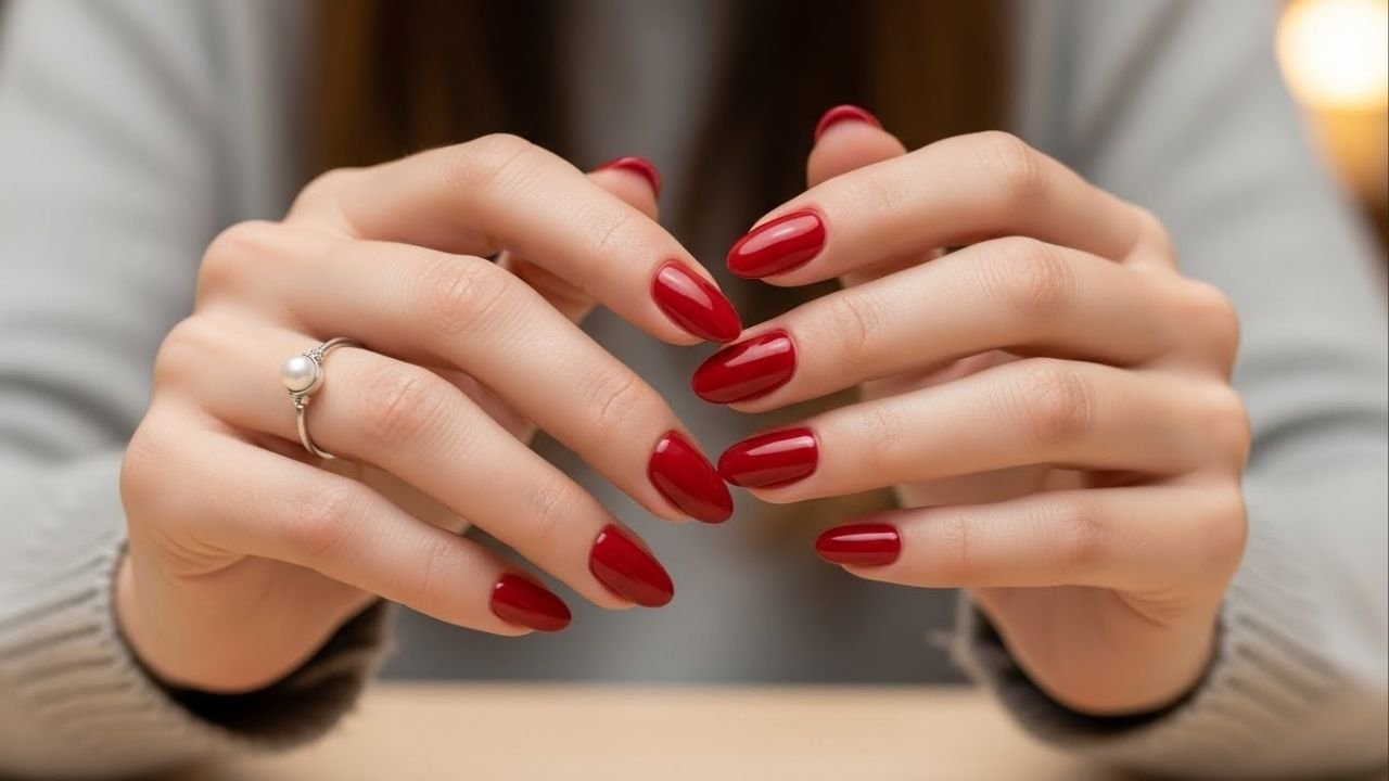 unhas amendoada elegantes