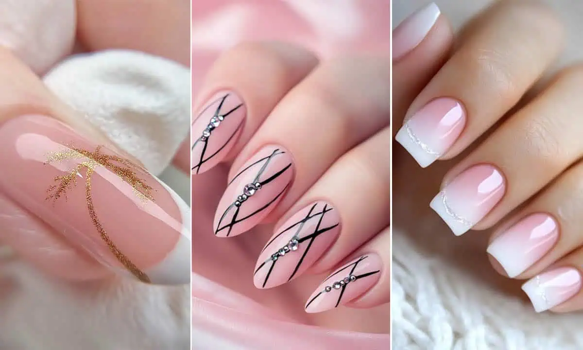 unhas francesinha elegantes