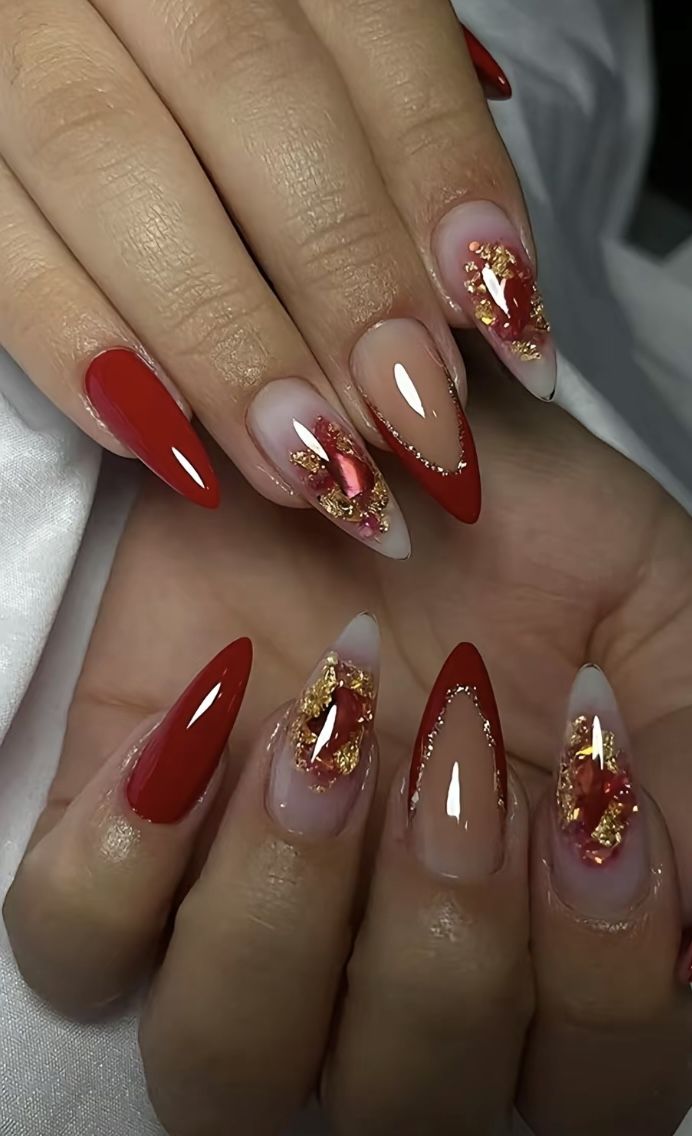 Unhas elegantes 2025 joias