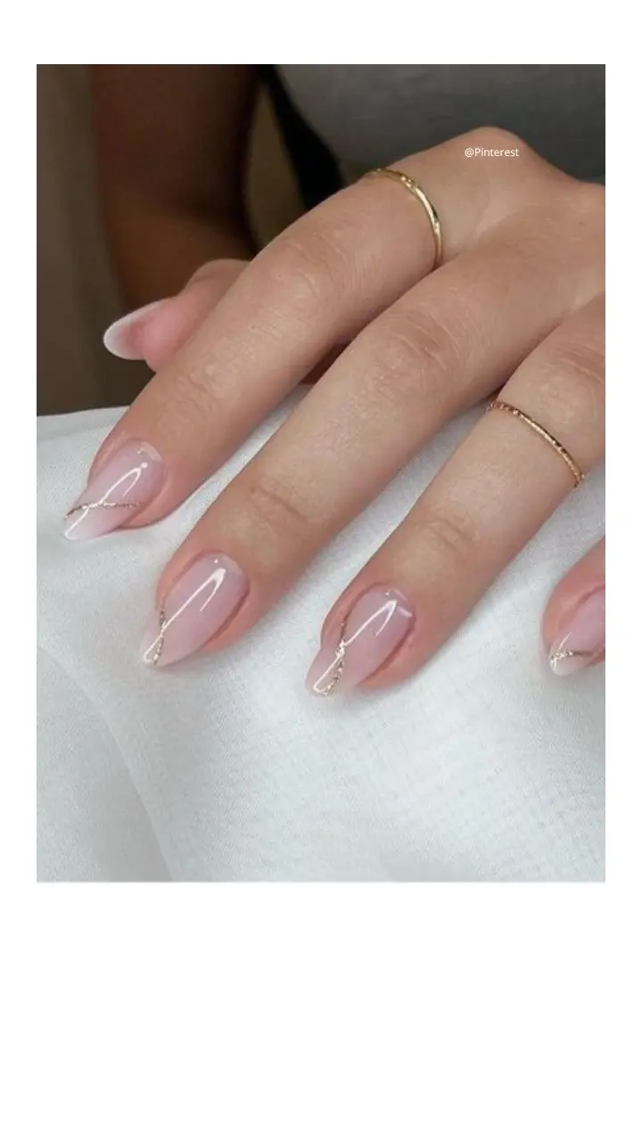 ideias unhas em gel delicadas