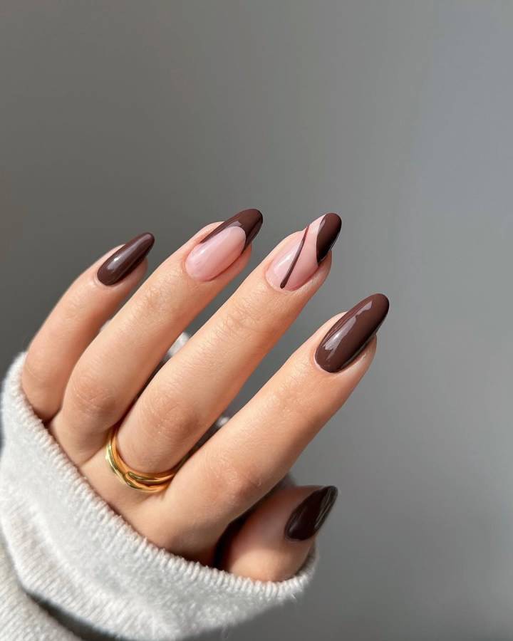 ideias unhas em gel delicadas