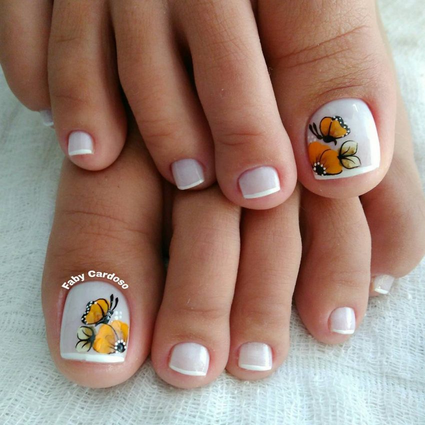 francesinha tradicional vs francesinha colorida nos pés