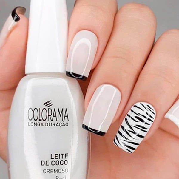 unhas de gel encapsuladas