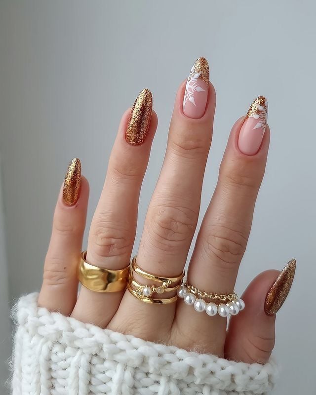 unhas para ano novo e natal