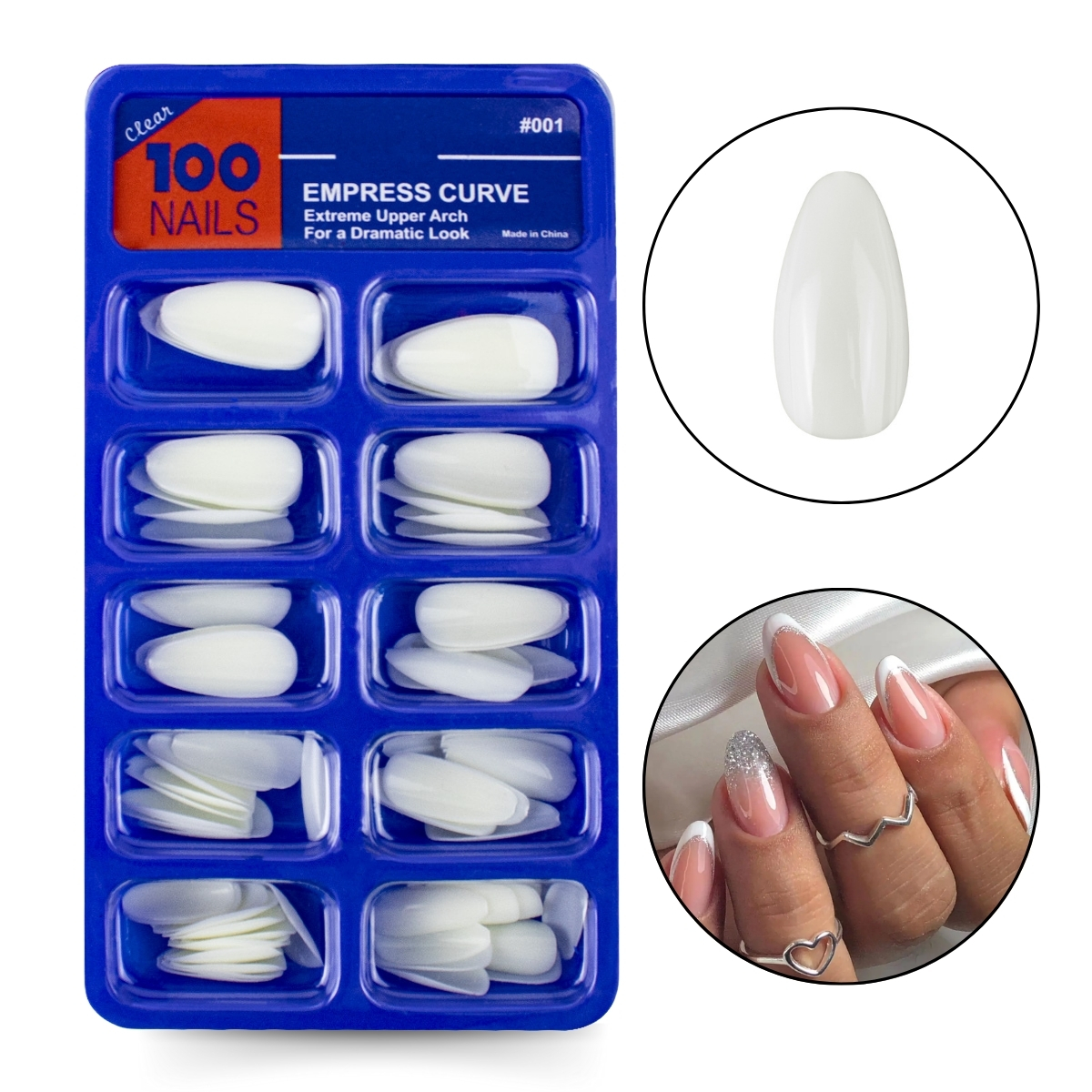 unhas postiças quadradas