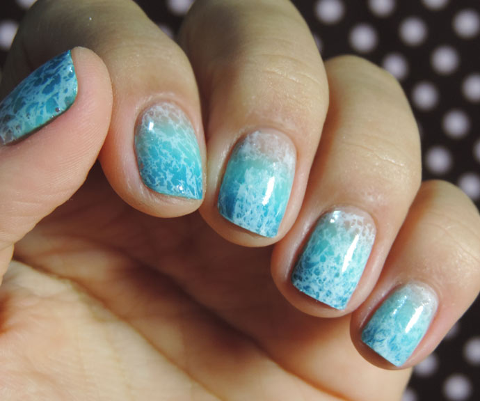 unhas decoradas praia