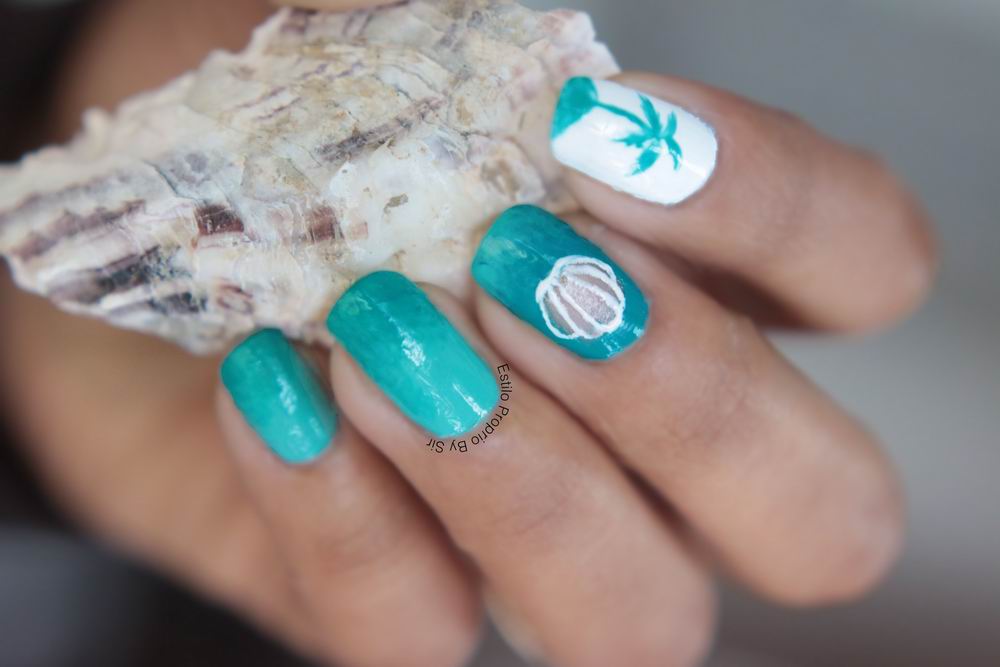 unhas longas para praia