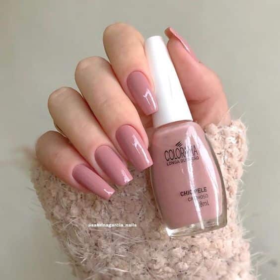 unhas quadrada