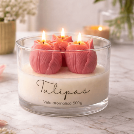Velas de cera de coco