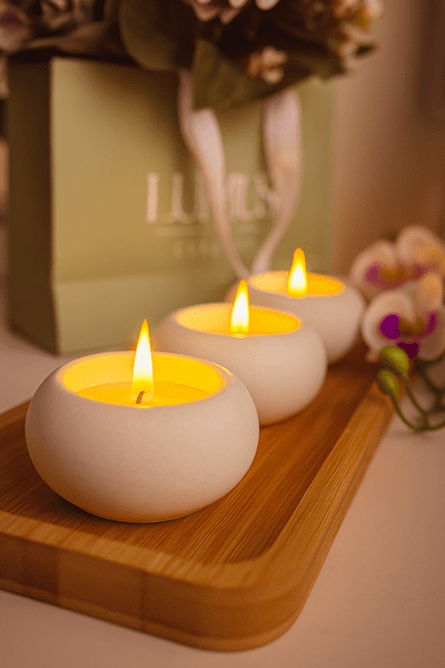 Velas aromáticas para aromaterapia