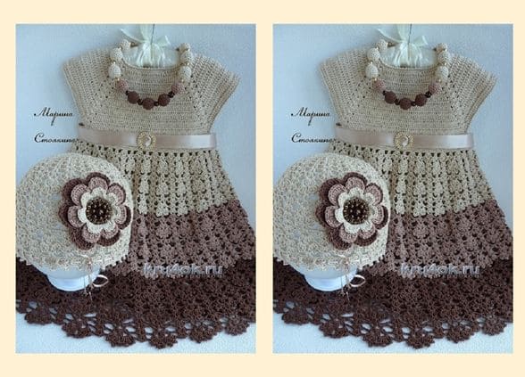 vestido croche bebe