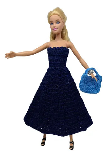 Passo a Passo: Vestido de Gala em Crochê para sua Barbie