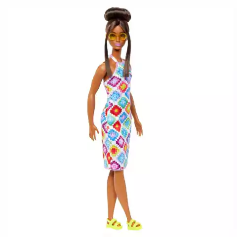 vestido de barbie de croche