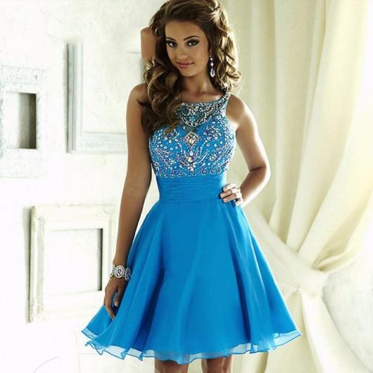 vestido azul bebê