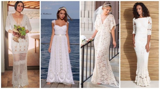 Linhas e Pontos Essenciais para Criar um Vestido de Noiva de Crochê Deslumbrante