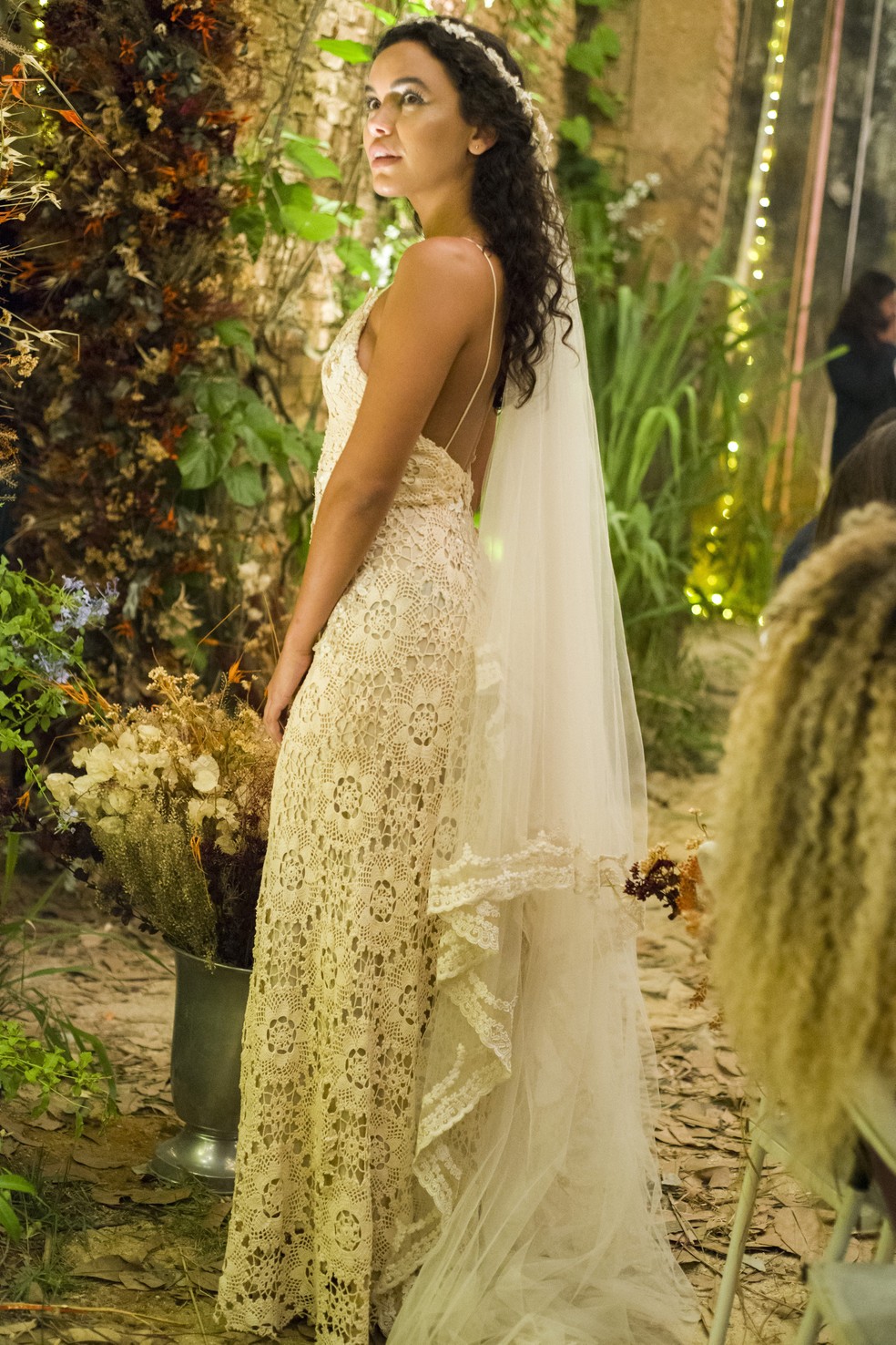 Inspirações de Vestidos de Noiva de Crochê Boho Chic e Sereia