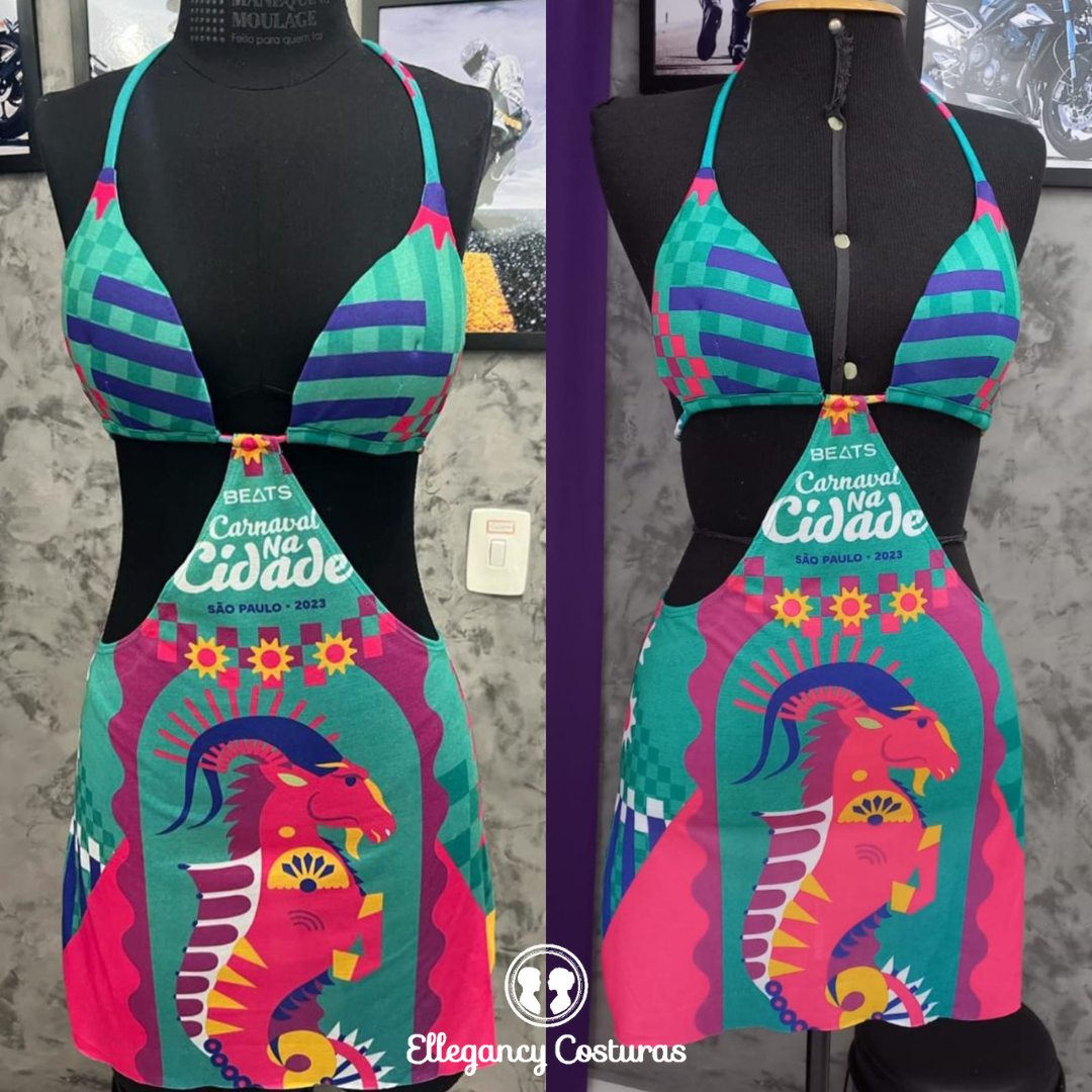 vestido abadá com renda