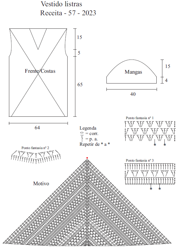 Ponto Fantasia Vazado e Crochê Filé: Receitas Detalhadas para seu Vestido Preto