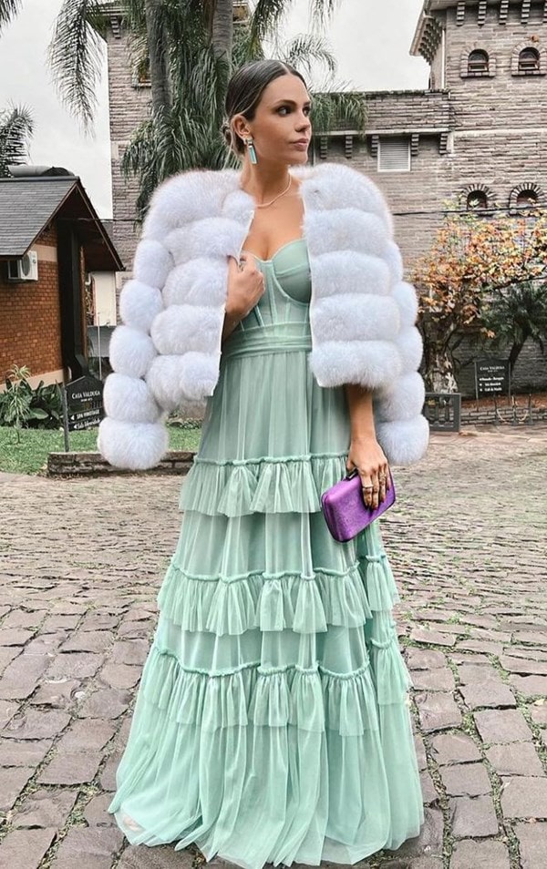 vestido manga longa casamento