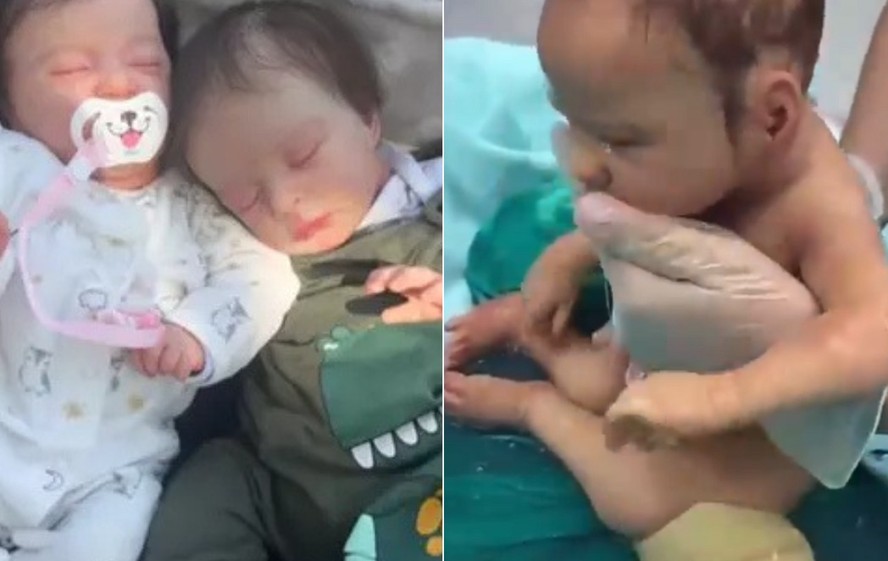 videos de bonecas que parecem bebe de verdade