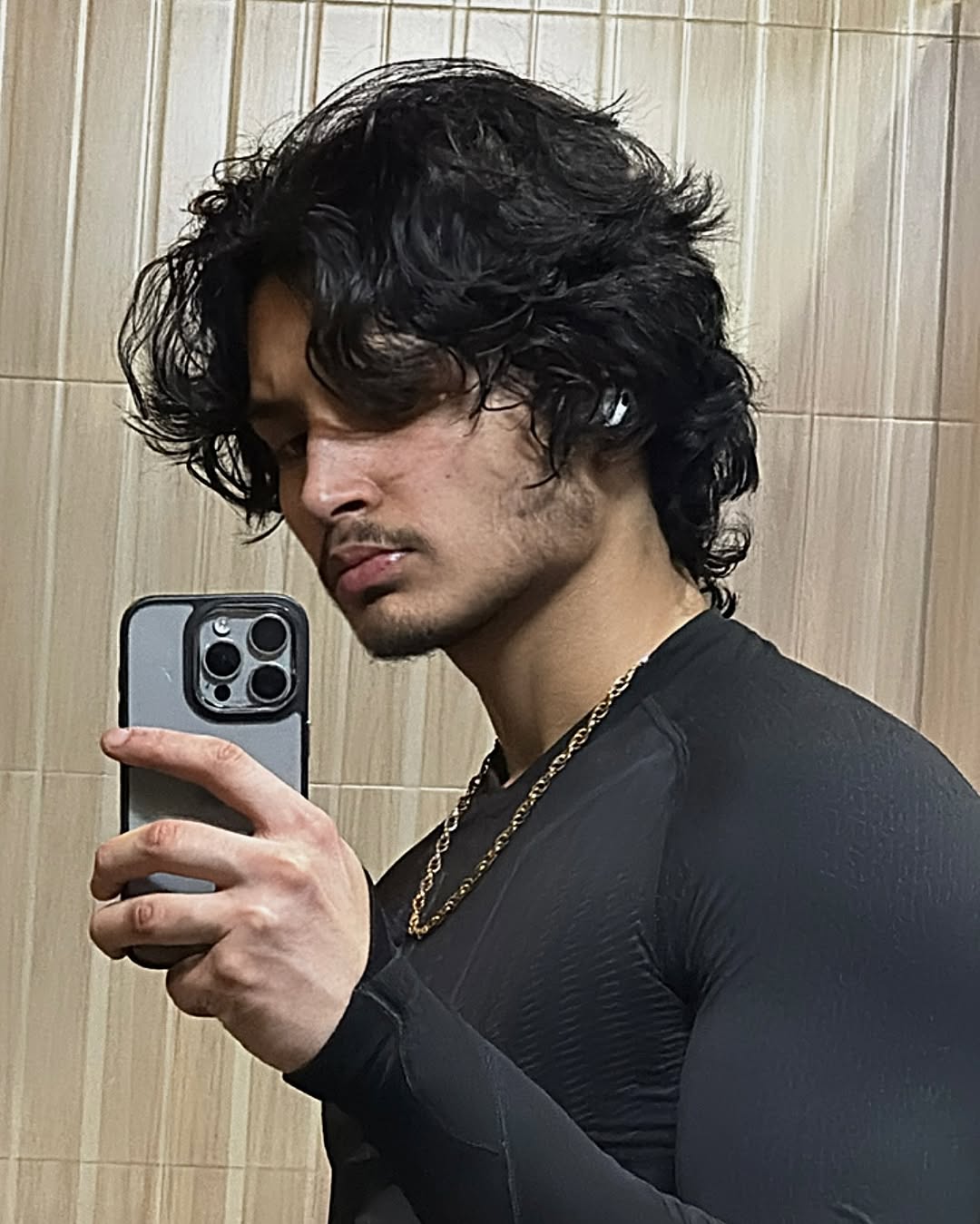 mullet cabelo ondulado