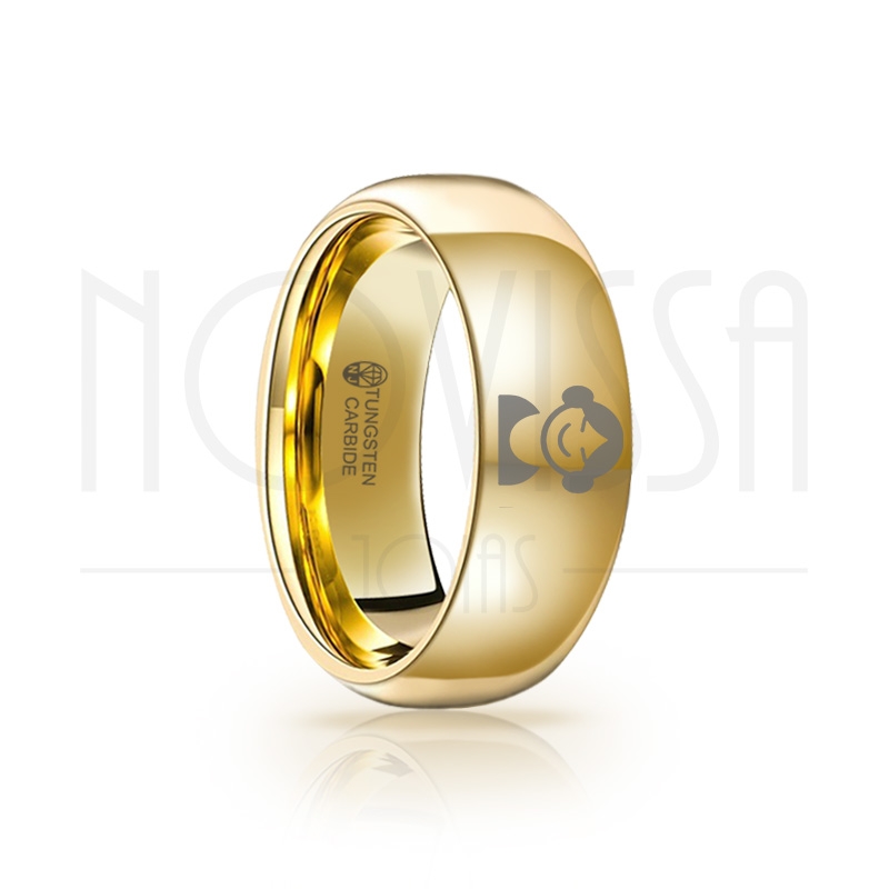 aliança de tungstênio masculina