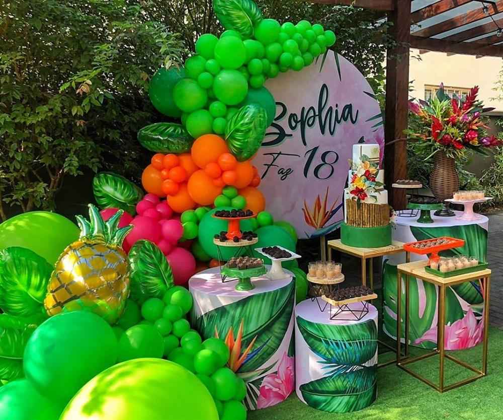 ideias para festa tropical barata
