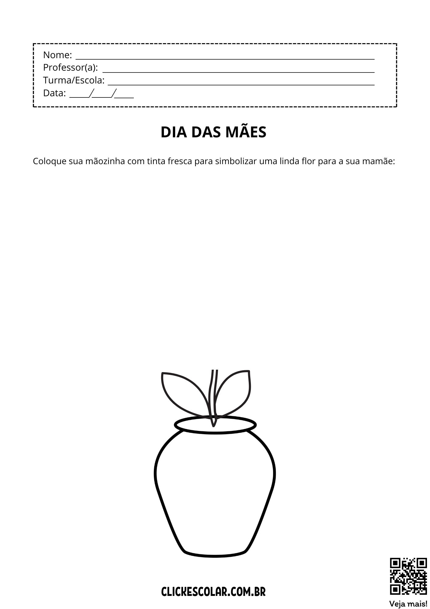 cartão dia das mães educação infantil passo a passo