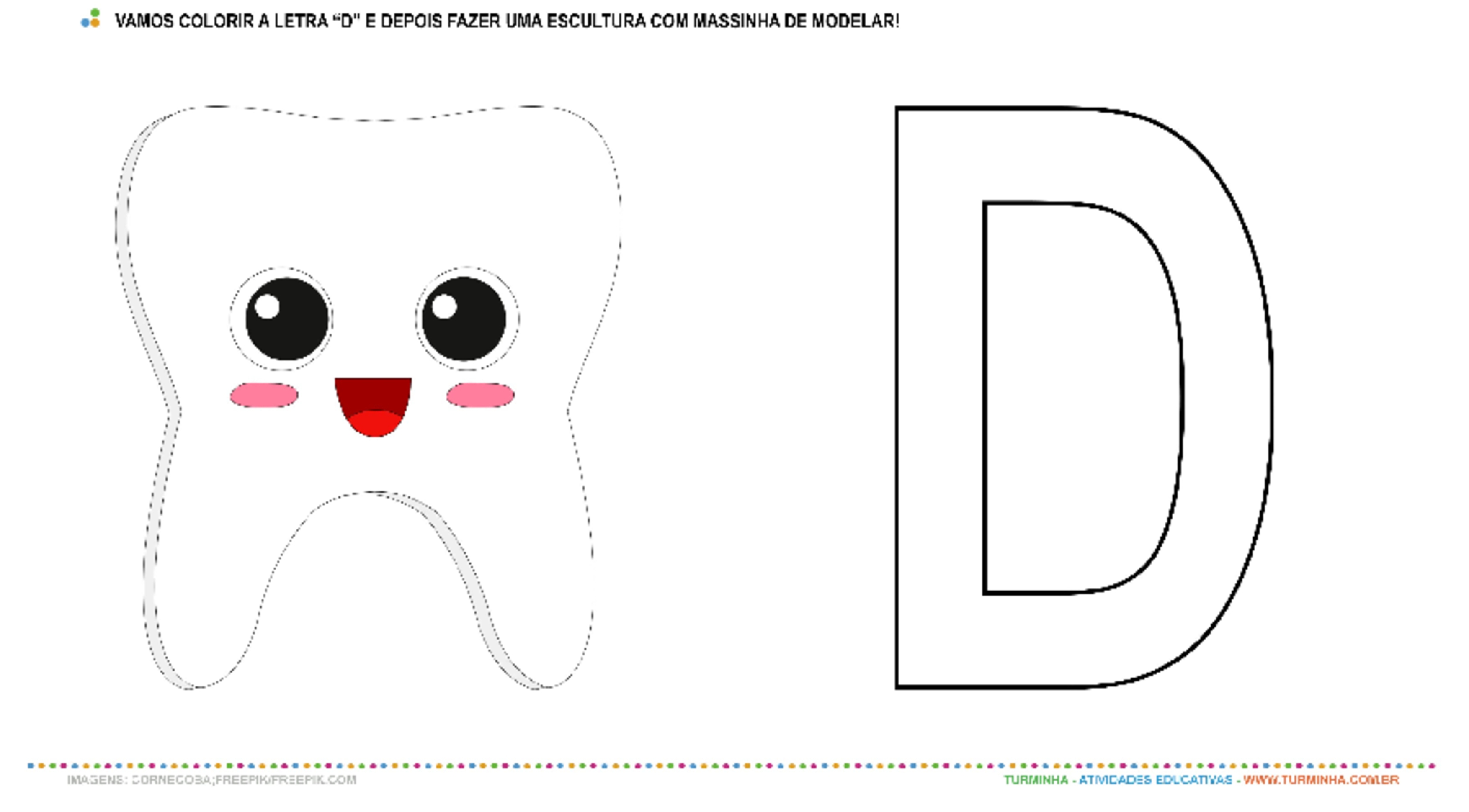 jogos educativos letra D educação infantil